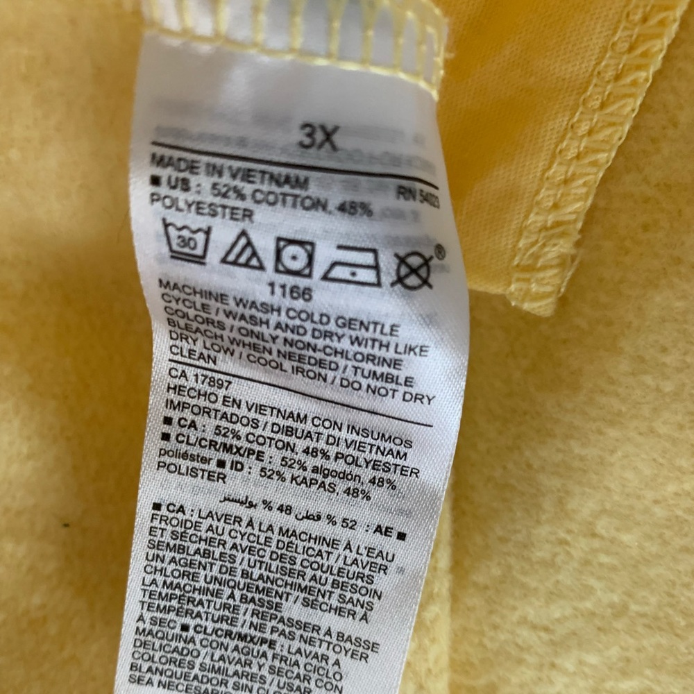 3X yellow sweatpants - Picture 4 of 5